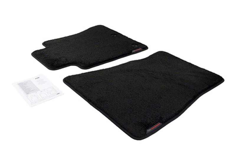 Ford Mustang Floor Mats - Ford Racing - 60oz - Black - `15-`25 Ford Mustang Floor Mats - Ford Racing - 60oz - Black - `15-`25